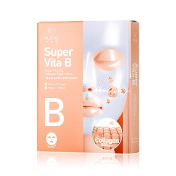 【未來美】超能膠原B彈力護理修護面膜(4入)