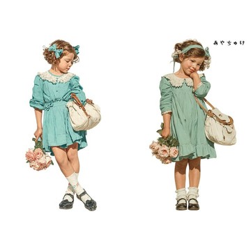 【4 月新品 1】08-121-0162 人物貼紙 春日復古