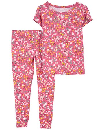 Toddler 2-Piece Floral LENZING™ ECOVERO™ PJs
