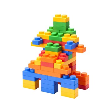 UNiPLAY 抗菌軟積木 BASIC款 60片 UN2060PRE 原色系  1盒