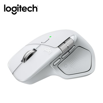 【Logitech 羅技】MX Master 4 For Mac 無線智能滑鼠 珍珠白