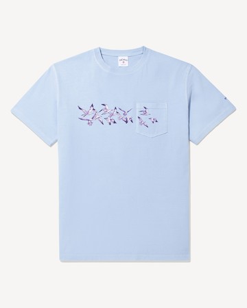 Noah Gulls Pocket Tee Serenity / S