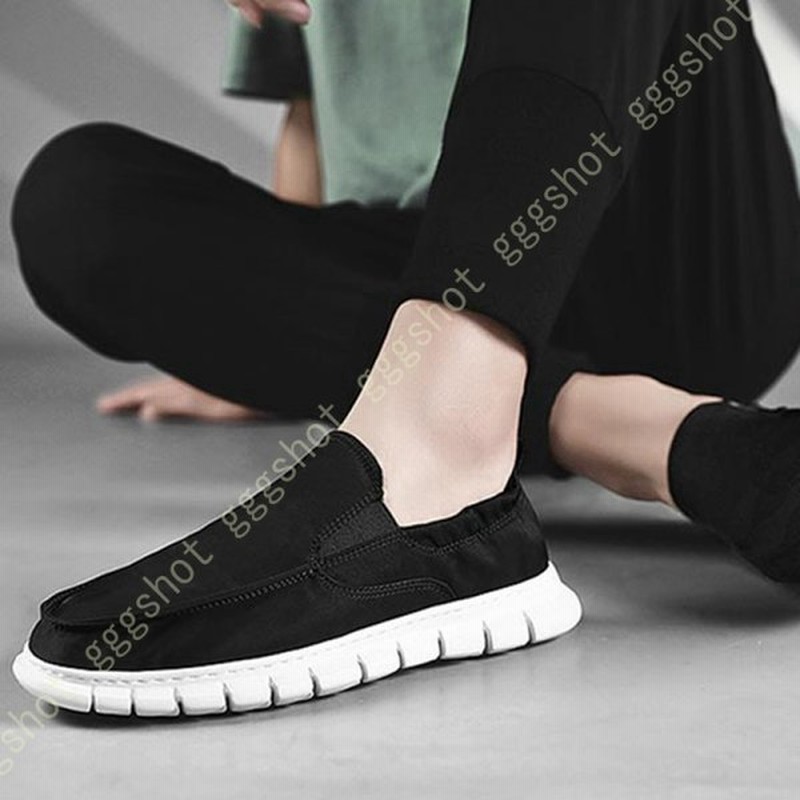 スニーカー スリッポン メンズ スニーカー 靴紐なし 軽量 大きいサイズ 幅広 通勤 通学 カジュアル 布素材 ローカット スニーカー メンズ ドライビング 通販 Lineポイント最大get Lineショッピング