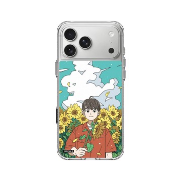 iPhone 17 Pro Max Clear Case（相機按鈕） 透明 - 子凡 Zzifan_z - 向日葵男孩