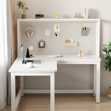 公司貨 超低價 電腦臺式桌轉角書桌書架組合家用學生寫字臺學習桌書櫃一體拐角桌 快速發貨