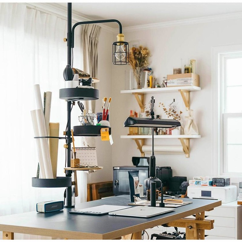 週末値下げ DRAW A LINE（ドローアライン）トレー/テーブルセット Amazon.co.jp: DRAW A LINE テーブル フック トレイ セット