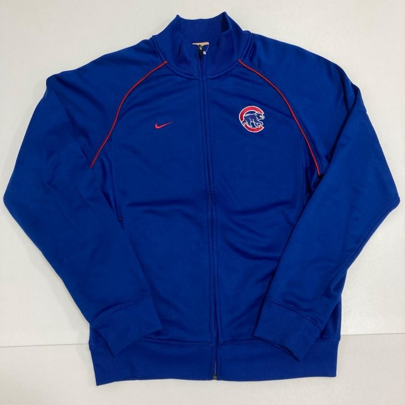 古着】NIKE ナイキ CUBS Sサイズ トラックジャケット ジャージ ブルー