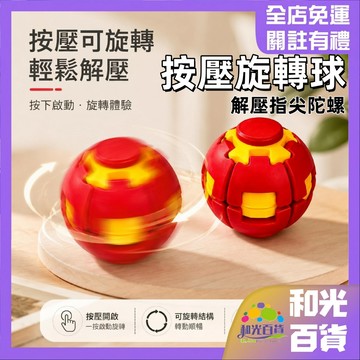 按壓解壓球 可旋轉 減壓球 3D列印  解壓球 雙玩法 指尖陀螺 辦公室 隨身解悶小玩具 手指陀螺 按壓可旋轉 交換禮物
