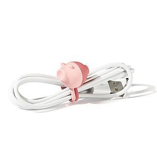 集線器/束帶 =ZOO=動物磁力收線球 - 粉紅豬 - 2個一入   線材收納好方便