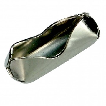 3.2mm鍍鎳圓珠鍊接頭-10pc