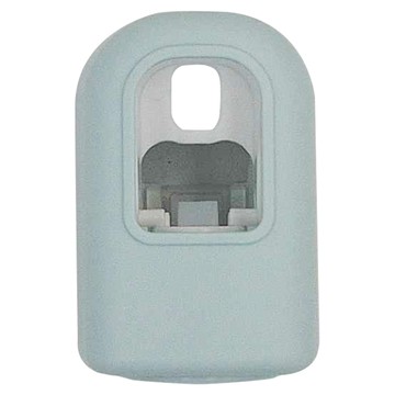 OMORY 無痕壁貼半自動擠牙膏器  水藍色  1個