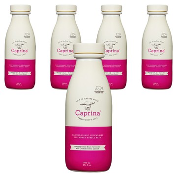 CANUS 肯拿士 Caprina 山羊奶 新鮮山羊奶泡澡沐浴乳 蘭花  800ml  5瓶