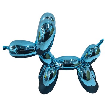 GREEN TREE PRODUCTS INC. 氣球狗造型擺飾  天藍  大型(25 x 9 x 25cm)