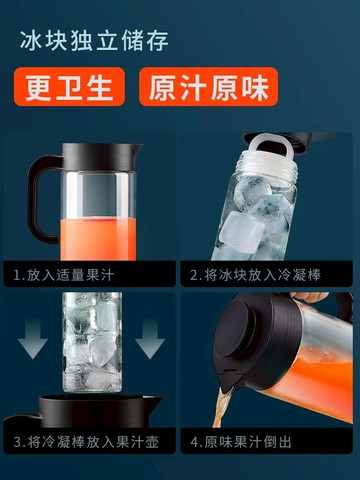 冷水壺家用耐高溫玻璃水壺大容量夏季耐熱涼白開水杯套裝涼水壺