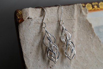 925銀Jacob勾針耳環 (E270)