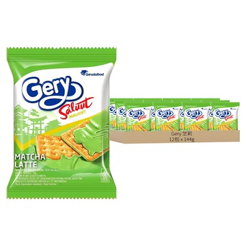 Gery 芝莉 芝莉厚醬餅乾 抹茶 + 巧克力  144g  12包