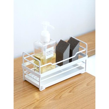 廚房水槽海綿收納瀝水架刷碗洗碗布置物架水池臺面百潔布抹布架子