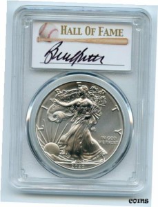 アンティークコイン Silver Eagle Emergency Issue PCGS MS70 FDOI Bruce Sutter