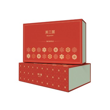 【美三菌】 創新送禮的健康選擇｜大+小禮盒｜市售唯一 3 菌種益生菌 × 家樂福限定組｜中秋送禮首選