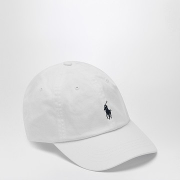 White baseball cap with logo