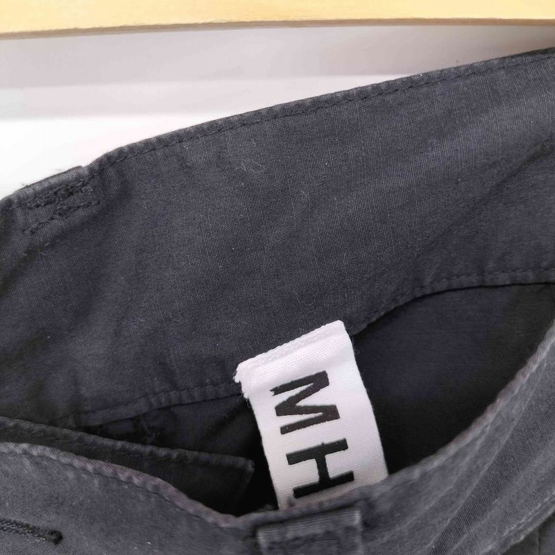 【美品】MHL チノパン② MHL.(エムエイチエル) リネン混 2タック チノパンツ メンズ JPN
