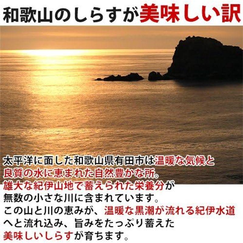 魚源水産 しらす 釜揚げしらす しらす干し 国産 和歌山県産 200g×3パック 冷凍