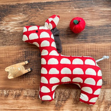 馬年棉布安撫娃娃-喜氣洋洋