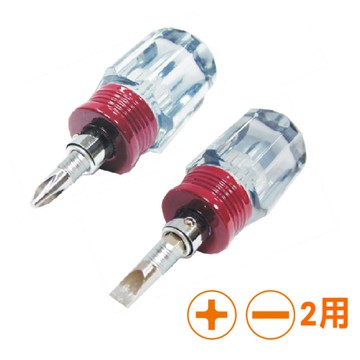 【Panrico 百利世】65mm兩用水晶卸力起子組 水晶卸力螺絲批 水晶螺絲刀 螺絲起子 十字 一字