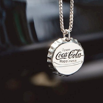 【GEISEL】信念瓶蓋項鍊 男款項鍊 西哈項鍊 潮男款鈦鋼項鍊 項鍊男 男生項鍊 項鍊(B-032)