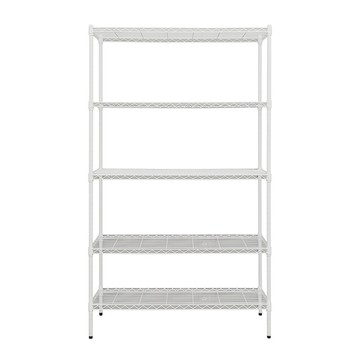 【dayneeds】輕型120x45x210公分五層烤白波浪架