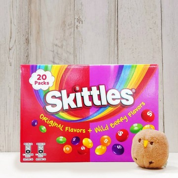 COSTCO代購 好市多 Skittles 彩虹糖綜合歡樂箱 38公克 20包 彩虹糖 水果糖 綜合水果 綜合莓果 野莓