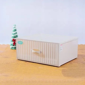 【百貨通】單抽式抽屜整理箱-34.5L(二入組)