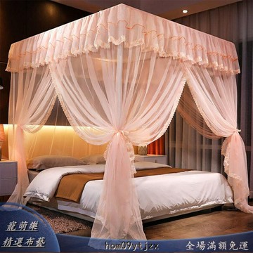落地式蚊帳 2023新款 高級家用臥室 2023公主風支架桿 加厚 加密 床帳