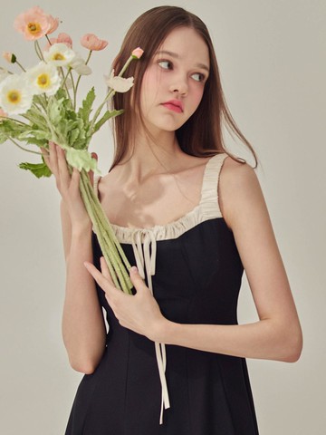 Rachel Ribbon Sleeveless Maxi Dress