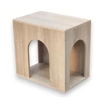 LiFArt 寵物組合櫃 拱形門 MIT 42Wx28.2Dx40Hcm 塑合板、MDF板  42cm  經典橡木色