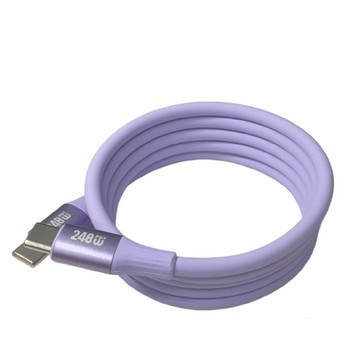 【日青的橘貓】彩色磁吸矽膠充電線 Type-C to Type-C 適用17 iPhone17 iPad mac快充線