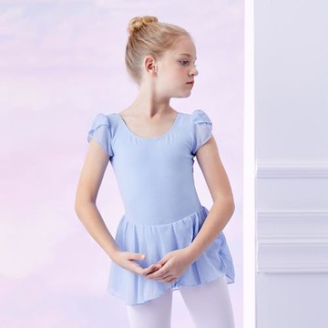 芭蕾舞裙兒童體操服夏季短袖連體練功服女童跳舞舞蹈服幼兒中國舞