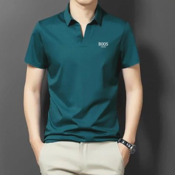 男士短袖 冰感天絲降溫T恤POLO衫 排汗天絲POLO衫