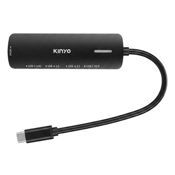Kinyo 五合一多功能擴充座 97 x 28.5 x 11.2mm 38.2g  黑色  1個