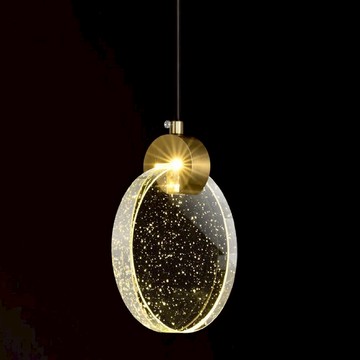 3W水晶玻璃單吊燈 L01-0895 0896