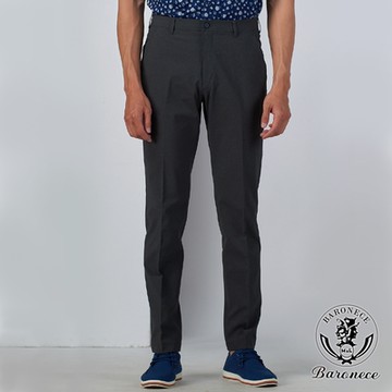 BARONECE 紳士精神挺直耐皺休閒褲_灰(524152-04)