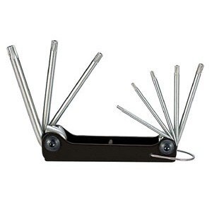 Panrico 百利世 折疊式 星形 中空六角扳手組(8件式) FM870108