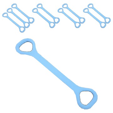 拉力繩 藍色 10條 瑜珈皮拉提斯健身美背訓練  大(45 x 9cm)