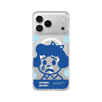 iPhone 18 Pro Max ClearX (MagSafe 兼容) 晶透白 - OSAMU GOODS - 大圓點系列-Betty