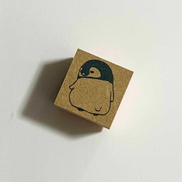 橡皮擦印章 企鵝回眸 Epilili 原創