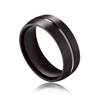 《316小舖》【C478】(優質鈦鋼戒指-經典黑鋼戒指/黑色戒子/黑戒子/黑鋼戒子/生日禮物/送禮戒指用/黑戒男性戒指)