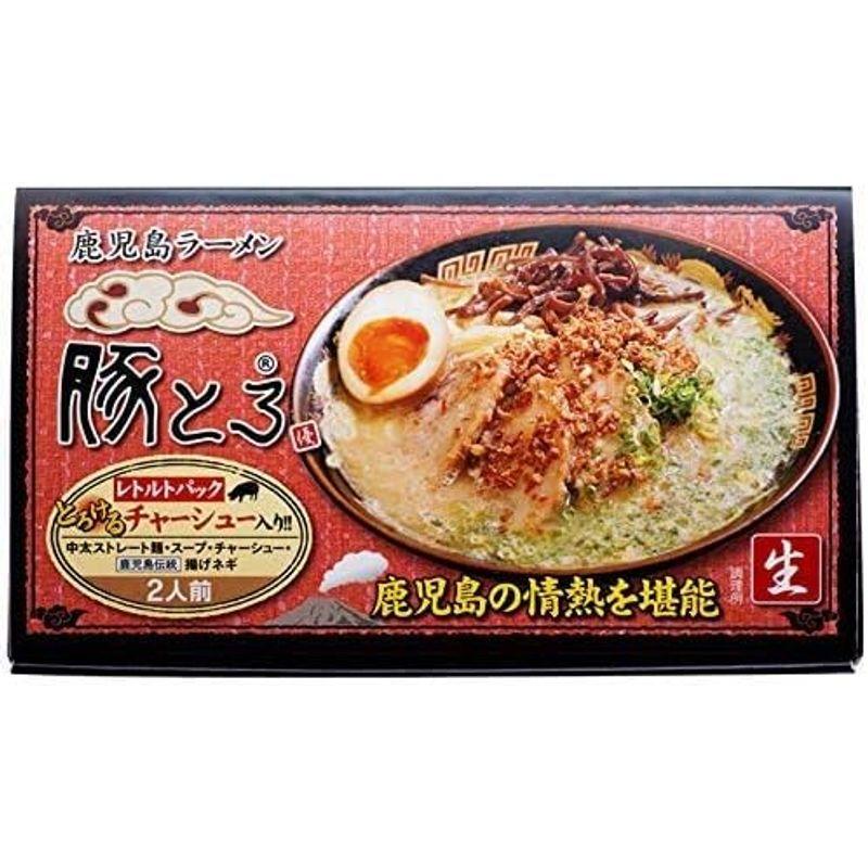 鹿児島ラーメン「豚とろ」 2食入