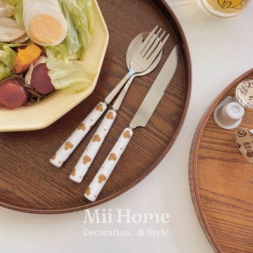 【Mii厝邊】台灣現貨 不銹鋼韓系小熊餐具 刀叉勺不銹鋼餐具組熊熊餐具便攜餐具創意餐具露營餐具刀叉環保餐具筷子湯匙