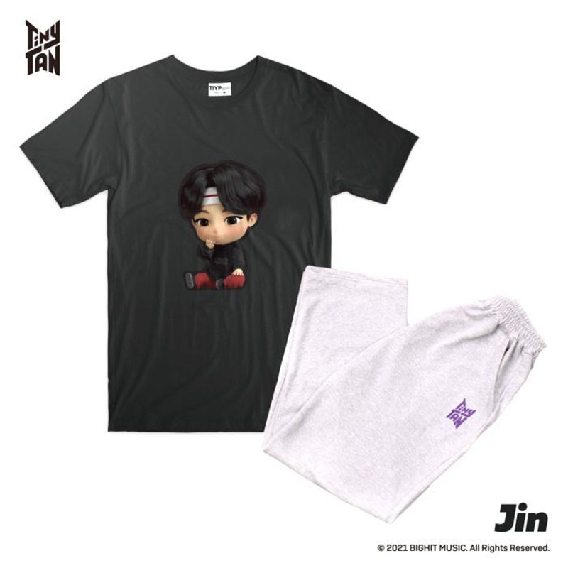 BTS☆Tiny TAN＆BT21 しょうもなく JIN セット