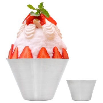 Kitchen U 刨冰碗+醬料碗套組  不鏽鋼  1組